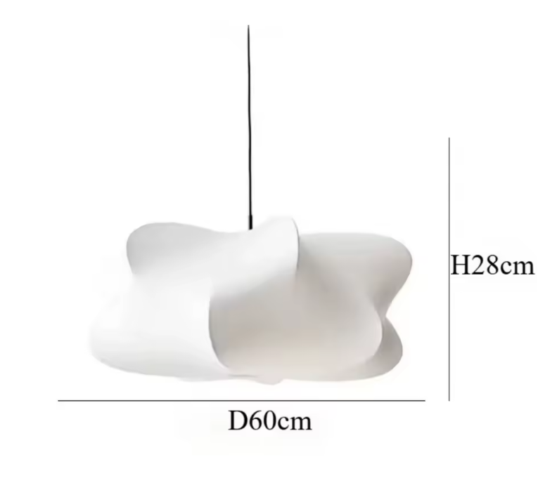 Wabi Sabi Hanglamp – Zijde Plafondlamp voor Woonkamer, Bar & Salon