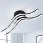 LED Kroonluchter – Modern 3-Armig Golvend Ontwerp, Acryl & Metaal