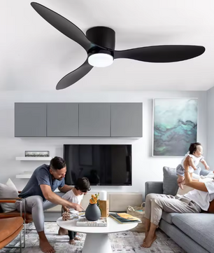 Minimalistische Plafondventilator met LED – Modern Scandinavisch Design