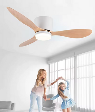Minimalistische Plafondventilator met LED – Modern Scandinavisch Design