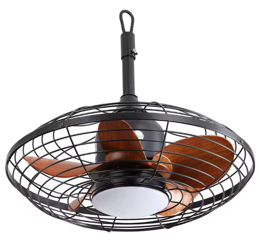 Moderne LED Plafondventilator – 50 cm Dimbaar Licht & 6 Snelheden met Afstandsbediening