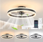 Moderne LED Plafondventilator – Stille Dimbare Verlichting & Afstandsbediening