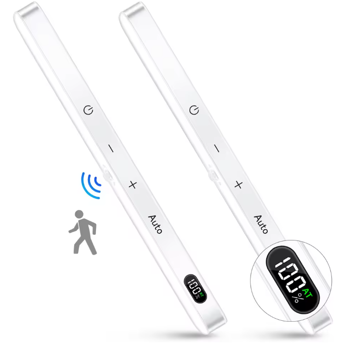 Bewegingssensor LED Kastlamp – 60 LEDs, Oplaadbaar & Dimbaar