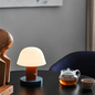 Paddestoel Tafellamp – USB Oplaadbaar Nachtlampje met Touchbediening & Warme LED Verlichting