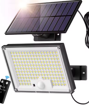 LED Buitenlamp op Zonne-energie – Bewegingssensor & 3 Verlichtingsmodi, Waterdicht IP65