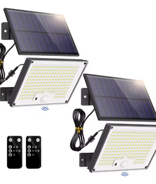 LED Buitenlamp op Zonne-energie – Bewegingssensor & 3 Verlichtingsmodi, Waterdicht IP65