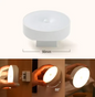 Draadloos LED Nachtlampje met Bewegingssensor – Oplaadbaar & Magnetisch 360° Draaibaar