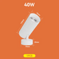 LED Opvouwbare Downlight Spot – 40W Plafondlamp, Aluminium, 220V