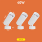 LED Opvouwbare Downlight Spot – 40W Plafondlamp, Aluminium, 220V