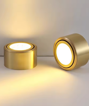 Koperen LED Plafondlamp – Moderne Opbouwspot Verstelbaar voor Gang & Woonkamer