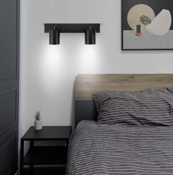 2-lichts GU10 Plafondspot – Moderne Opbouwlamp voor Woonkamer, Slaapkamer & Keuken
