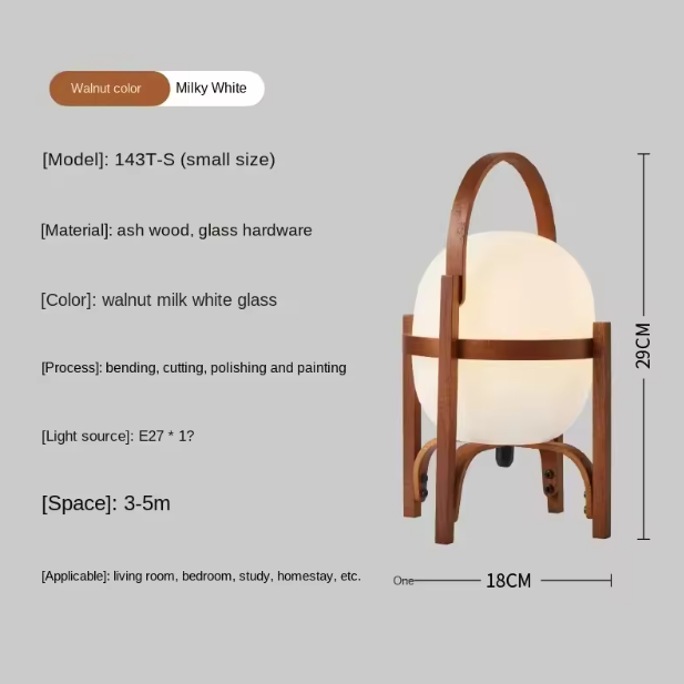 Art Deco Houten Vloerlamp – Moderne Staande Lamp voor Woonkamer & Slaapkamer