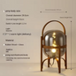 Art Deco Houten Vloerlamp – Moderne Staande Lamp voor Woonkamer & Slaapkamer