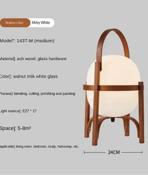 Art Deco Houten Vloerlamp – Moderne Staande Lamp voor Woonkamer & Slaapkamer