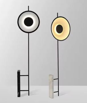 Nordic Design Vloerlamp – Moderne Staande Lamp met Marmeren Voet