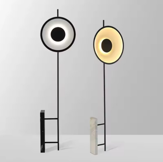 Nordic Design Vloerlamp – Moderne Staande Lamp met Marmeren Voet