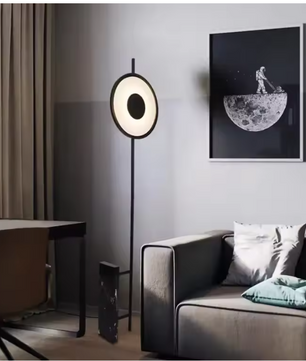 Nordic Design Vloerlamp – Moderne Staande Lamp met Marmeren Voet