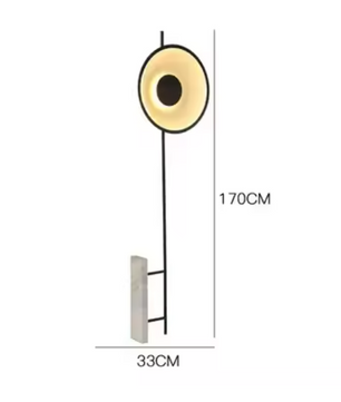 Nordic Design Vloerlamp – Moderne Staande Lamp met Marmeren Voet