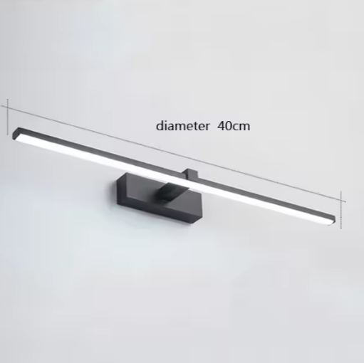 Moderne LED Wandlamp Badkamer – Aluminium, 3 Kleurstanden, Spiegel- & Make-up Verlichting