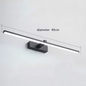 Moderne LED Wandlamp Badkamer – Aluminium, 3 Kleurstanden, Spiegel- & Make-up Verlichting