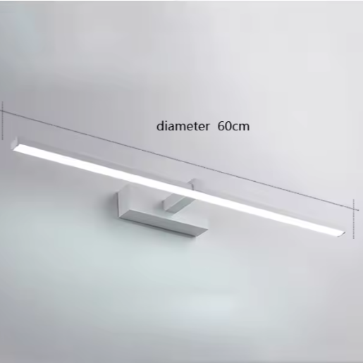 Moderne LED Wandlamp Badkamer – Aluminium, 3 Kleurstanden, Spiegel- & Make-up Verlichting
