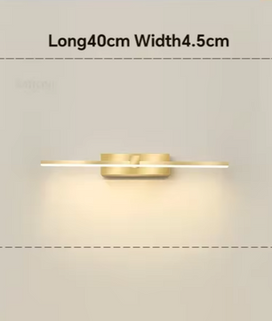Moderne LED Wandlamp Badkamer – Aluminium, 3 Kleurstanden, Spiegel- & Make-up Verlichting