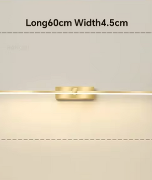 Moderne LED Wandlamp Badkamer – Aluminium, 3 Kleurstanden, Spiegel- & Make-up Verlichting