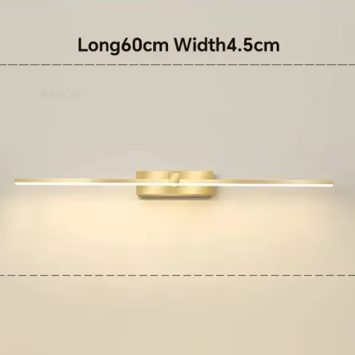 Moderne LED Wandlamp Badkamer – Aluminium, 3 Kleurstanden, Spiegel- & Make-up Verlichting