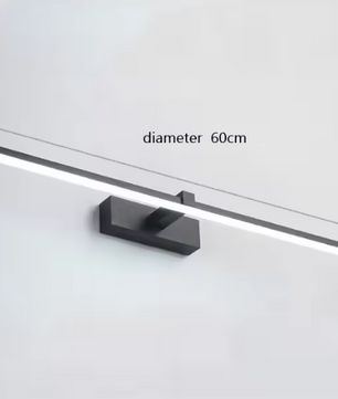 Moderne LED Wandlamp Badkamer – Aluminium, 3 Kleurstanden, Spiegel- & Make-up Verlichting
