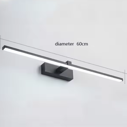 Moderne LED Wandlamp Badkamer – Aluminium, 3 Kleurstanden, Spiegel- & Make-up Verlichting
