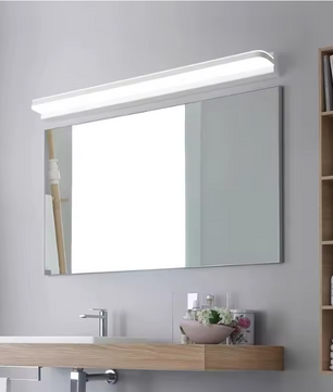 Moderne LED Wandlamp Badkamer – Acryl & Roestvrij Staal, Warm/Koud Licht