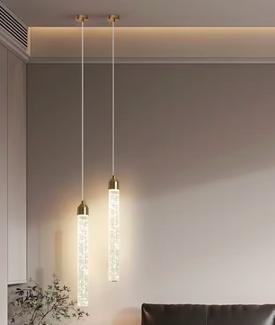 Nordic Crystal Led Hanglamp – Plafondlamp Modern & Sfeervol
