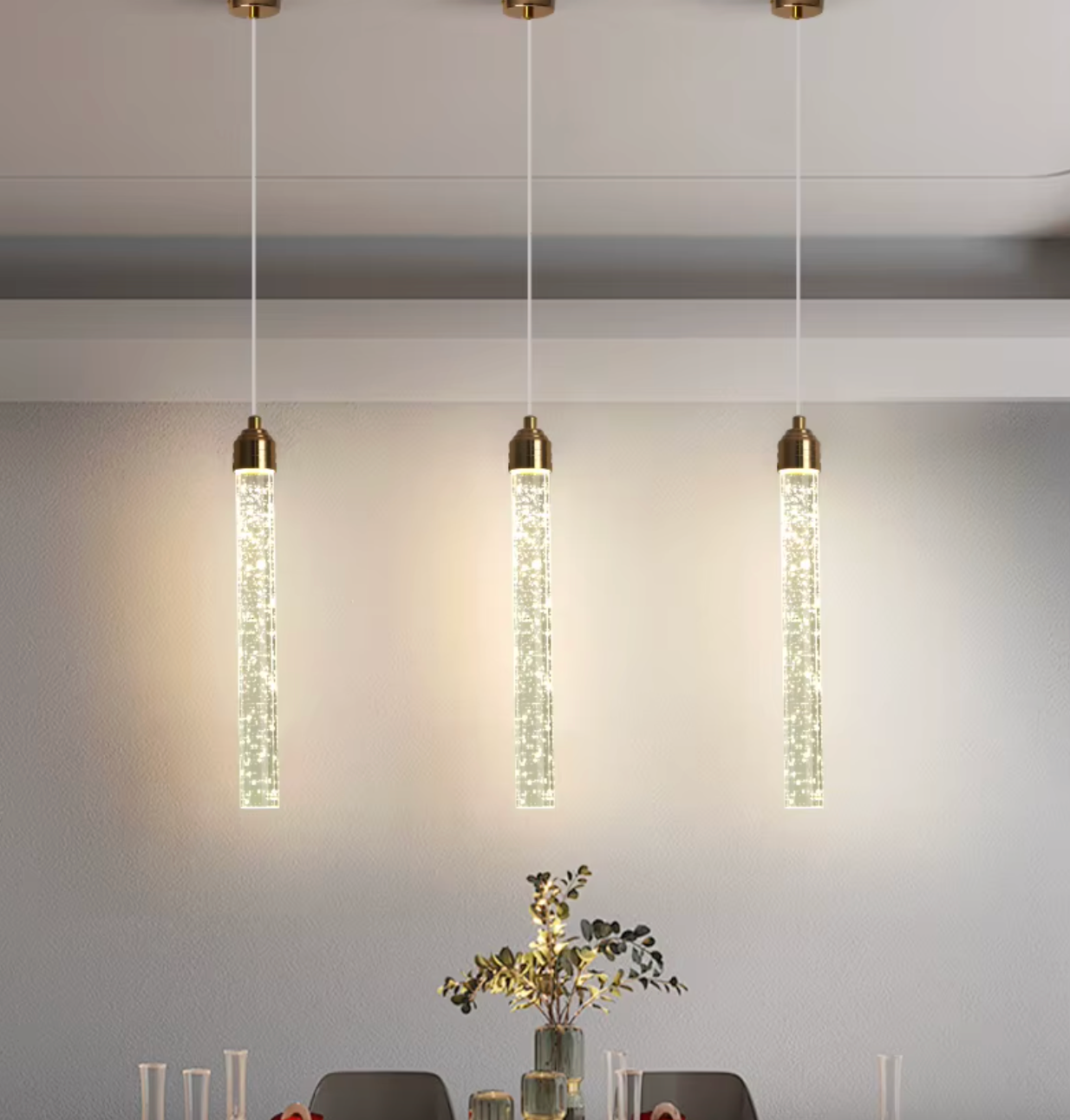 Nordic Crystal Led Hanglamp – Plafondlamp Modern & Sfeervol