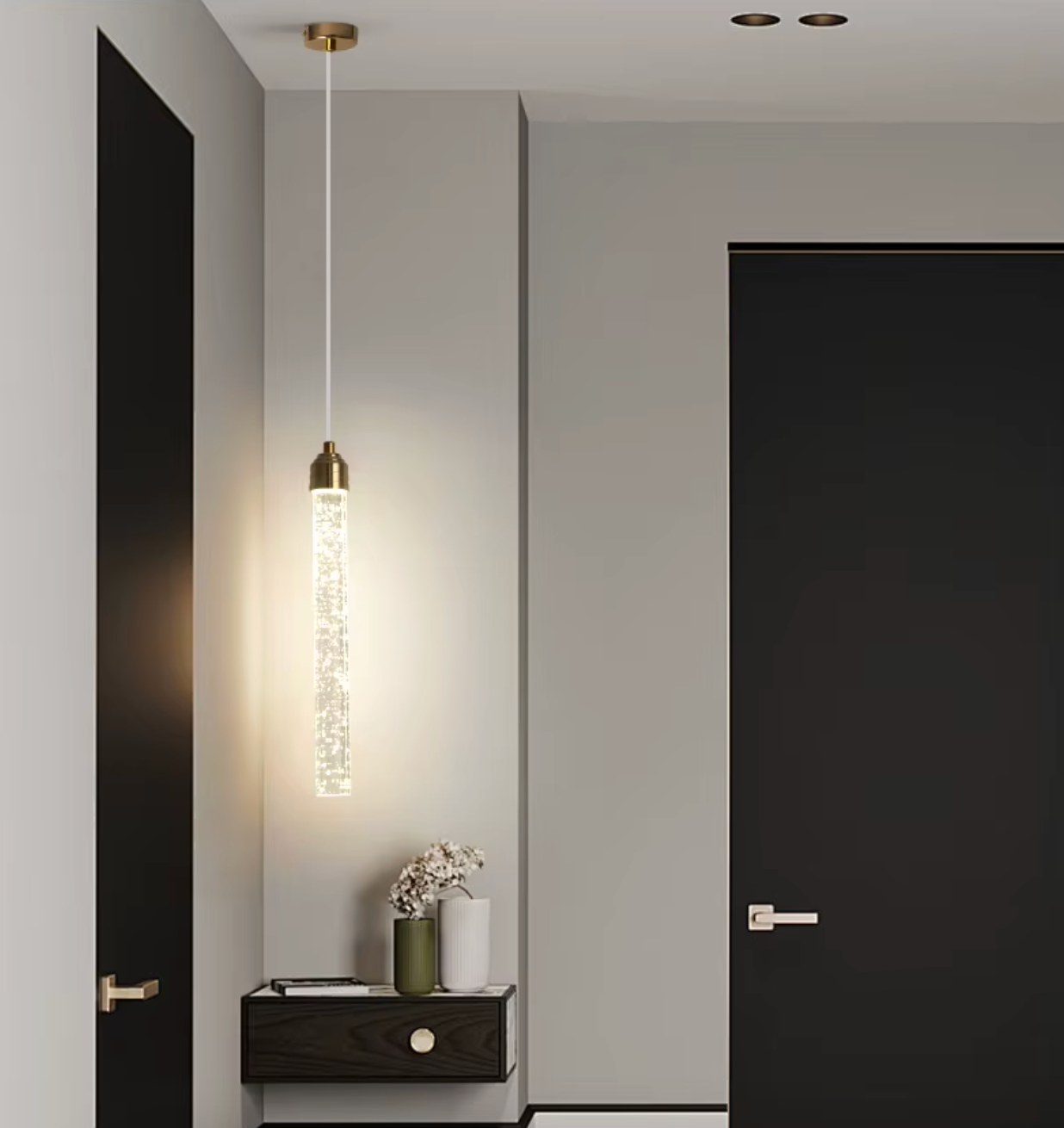 Nordic Crystal Led Hanglamp – Plafondlamp Modern & Sfeervol
