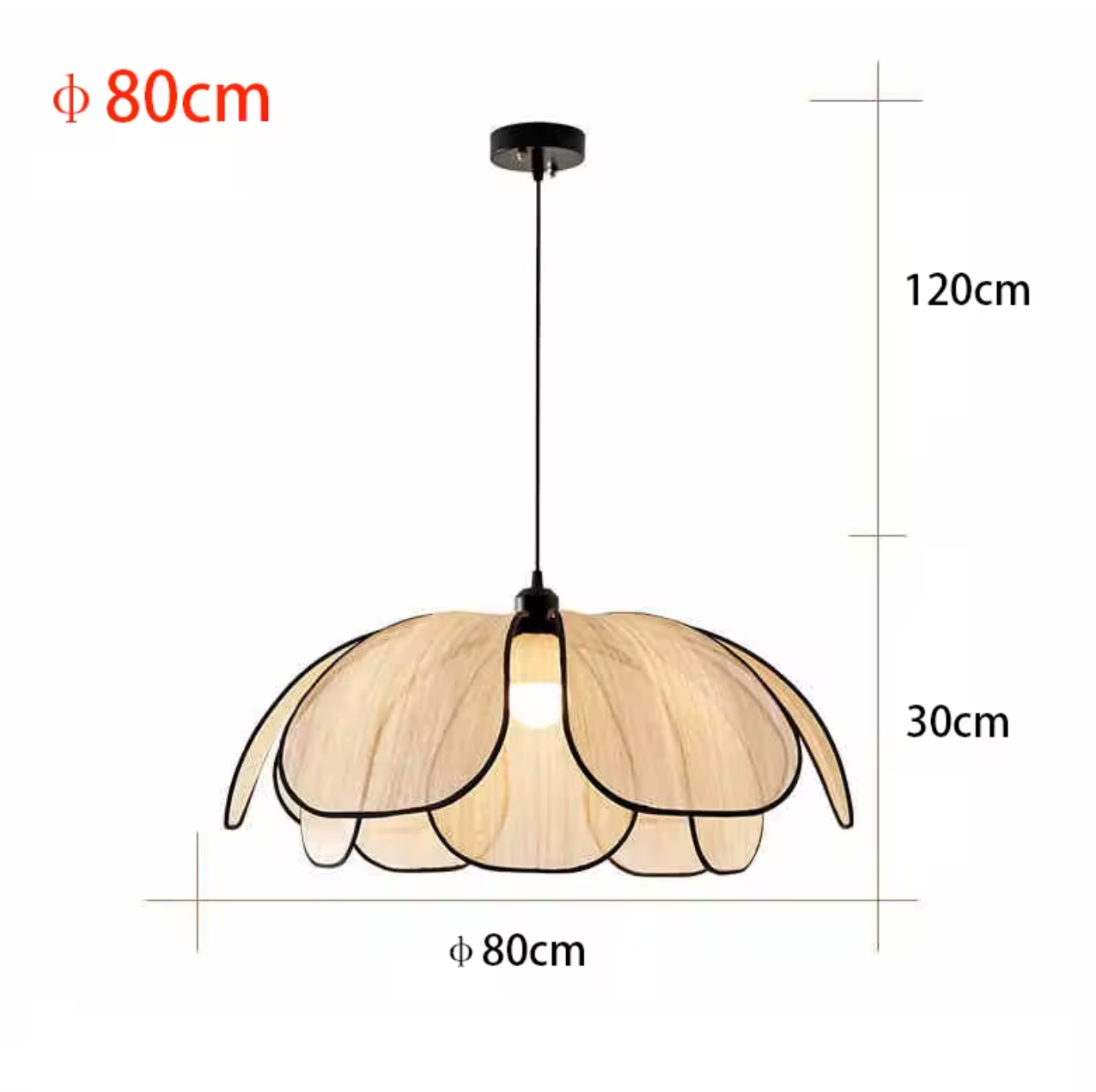 Vintage Lotus Hanglamp E27 – Handgeweven Kroonluchter + Ijzeren Frame