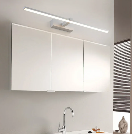 Moderne LED Wandlamp voor Badkamerspiegel – Dimbaar & 3 Lichtkleuren