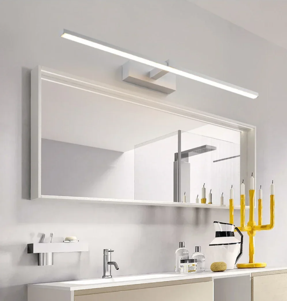 Moderne LED Wandlamp voor Badkamerspiegel – Dimbaar & 3 Lichtkleuren