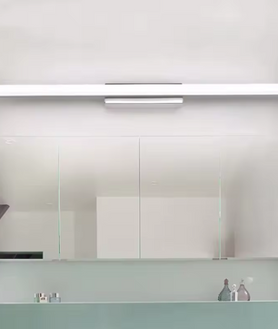 Moderne LED Wandlamp voor Badkamerspiegel – Aluminium & Acryl, Warm of Koud Licht