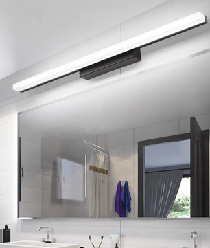 Moderne LED Wandlamp voor Badkamerspiegel – Aluminium & Acryl, Warm of Koud Licht