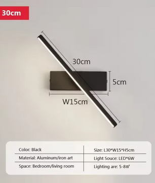 Moderne LED Wandlamp – Draaibaar, Stijlvolle Binnenverlichting