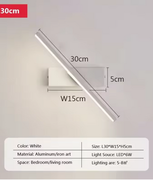 Moderne LED Wandlamp – Draaibaar, Stijlvolle Binnenverlichting