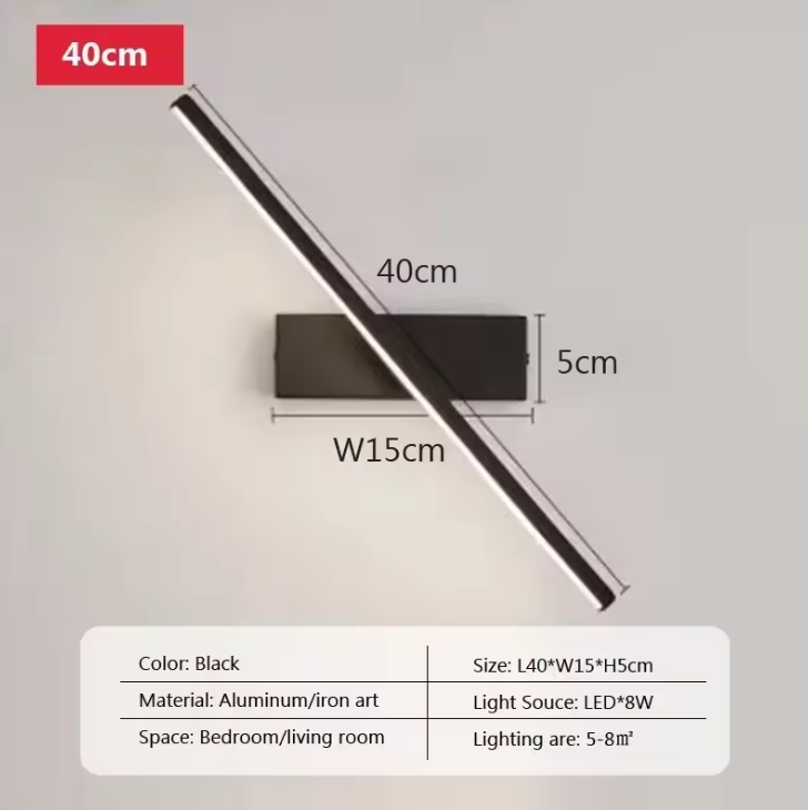 Moderne LED Wandlamp – Draaibaar, Stijlvolle Binnenverlichting