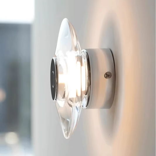 Ronde Kristallen LED Wandlamp – Modern, Stijlvol & Sfeervol
