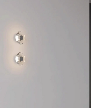 Ronde Kristallen LED Wandlamp – Modern, Stijlvol & Sfeervol