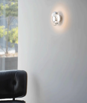 Ronde Kristallen LED Wandlamp – Modern, Stijlvol & Sfeervol