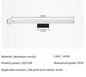 LED Wandlamp met Striplicht – Minimalistisch, Modern & Sfeervol