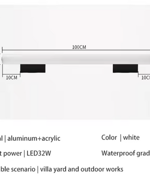 LED Wandlamp met Striplicht – Minimalistisch, Modern & Sfeervol
