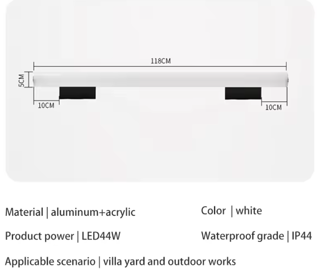 LED Wandlamp met Striplicht – Minimalistisch, Modern & Sfeervol