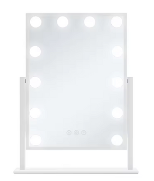 Hollywood LED Make-upspiegel – 12 Lampen, Touchscreen & Verlichting