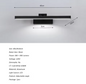 Moderne LED Wandlamp Badkamer – Koud Wit 6000K, Verstelbare Hoek